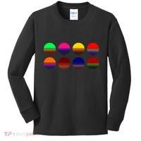 Retro Sunsets Kids Long Sleeve Shirt thumb 0