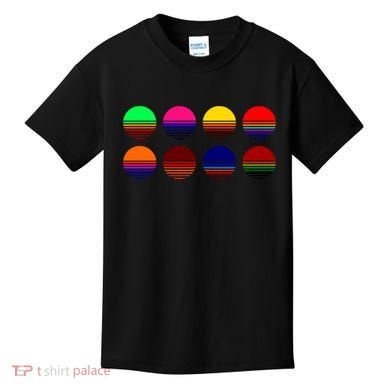 Retro Sunsets Kids T-Shirt
