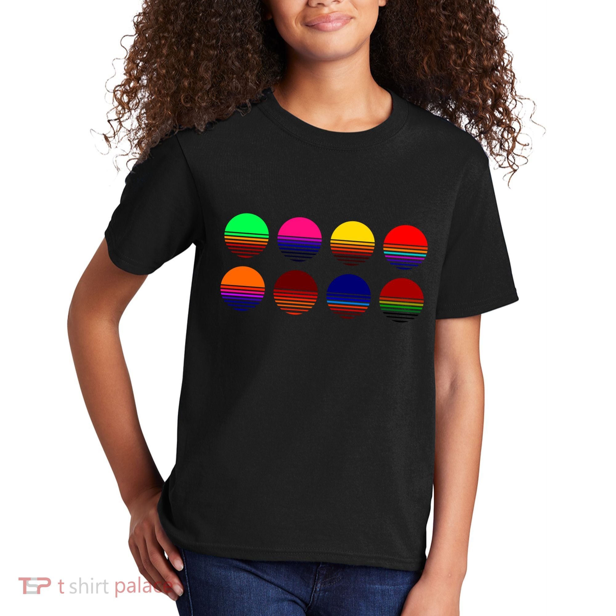 Retro Sunsets Kids T-Shirt