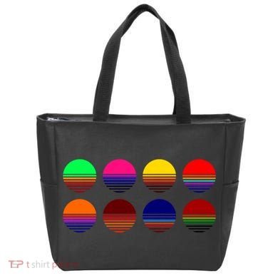 Retro Sunsets Tote Bag