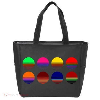 Retro Sunsets Tote Bag