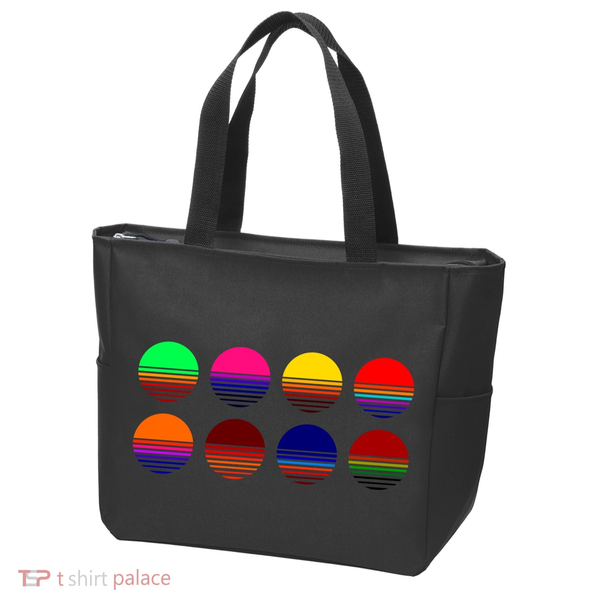 Retro Sunsets Tote Bag
