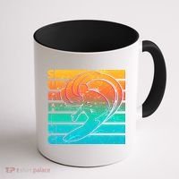 Retro Surfing Coffee Mug thumb 1