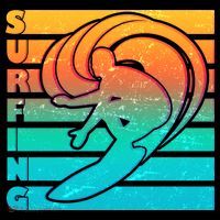 Retro Surfing Ornament thumb 1