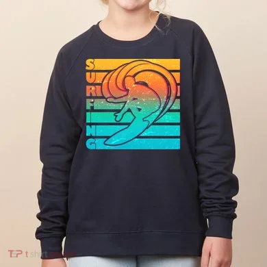 Retro Surfing Women's Sweatshirt