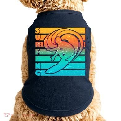 Retro Surfing Doggie Tank