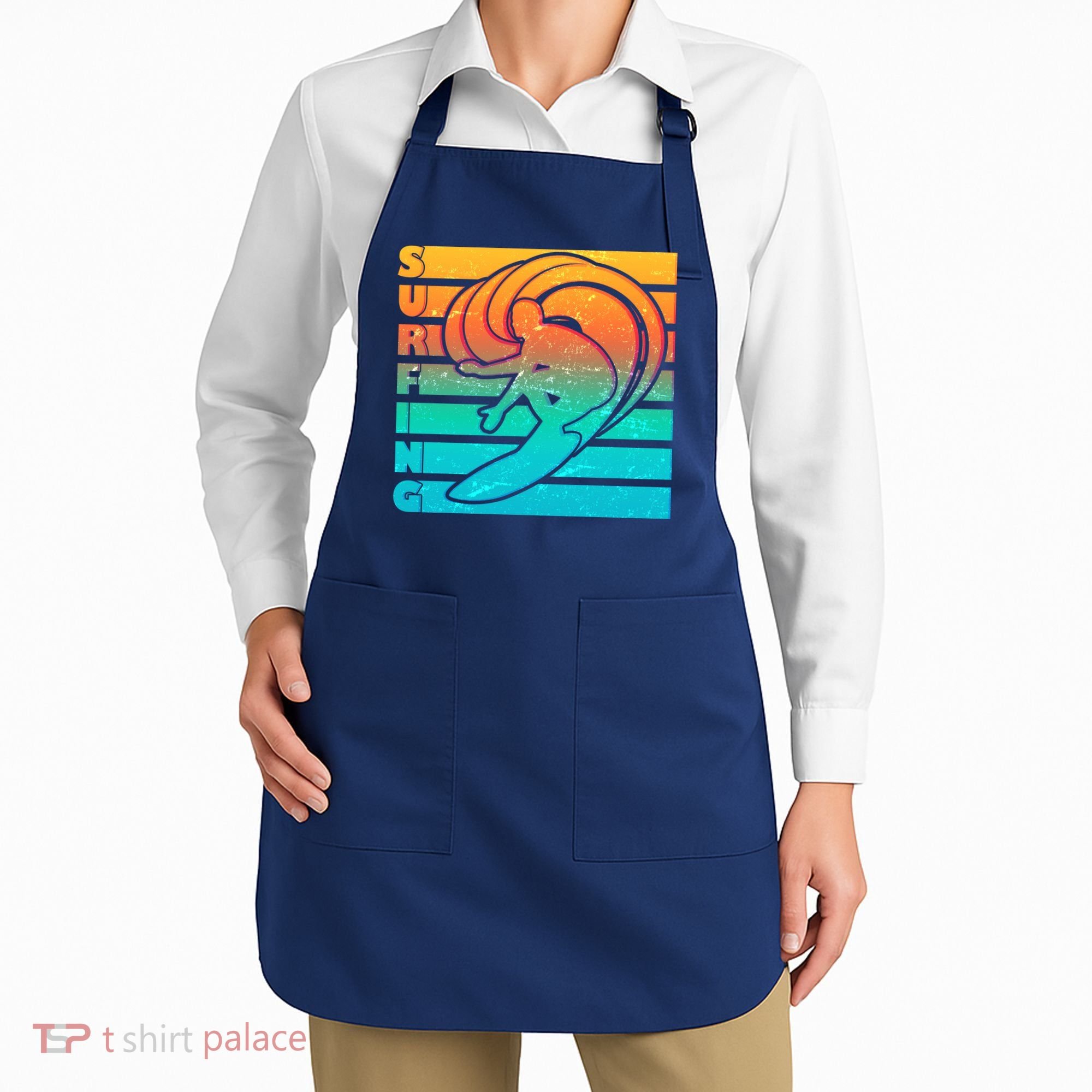 Retro Surfing Apron