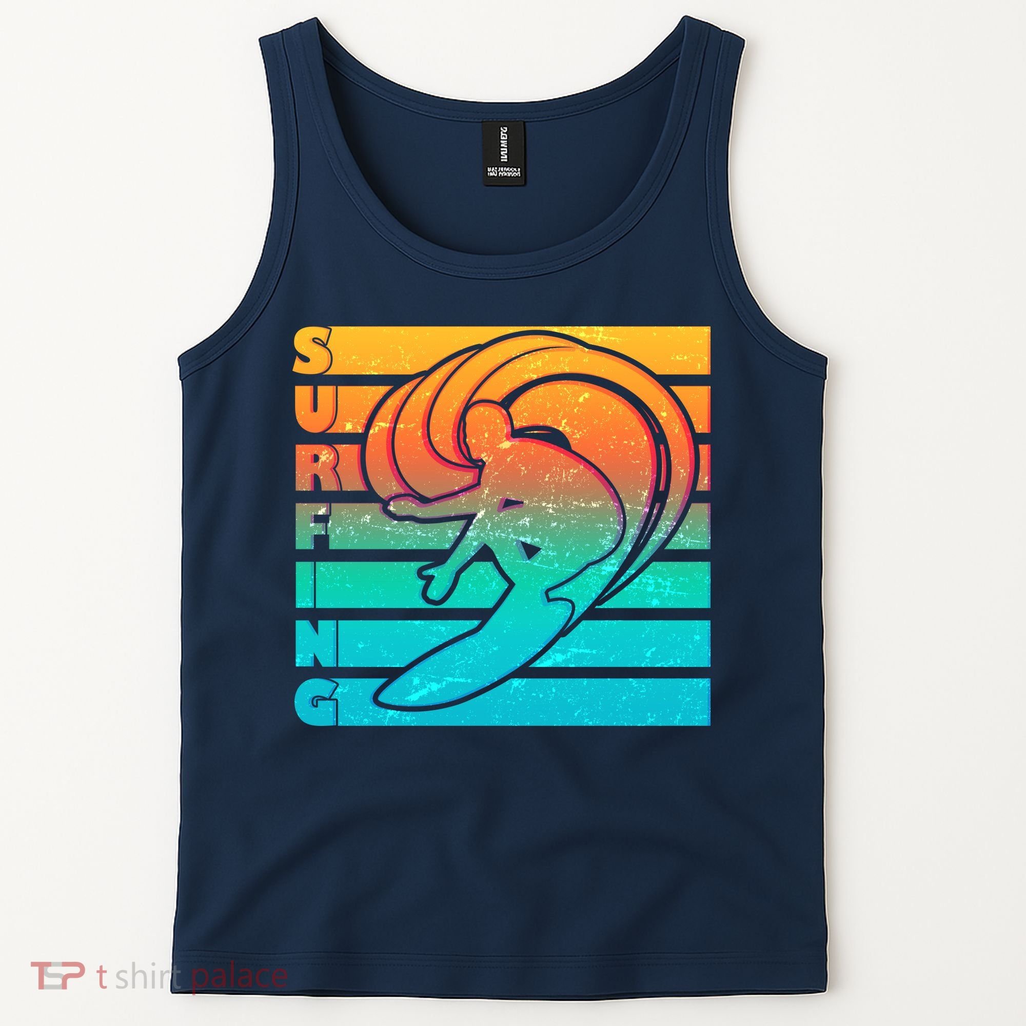 Retro Surfing Tank Top
