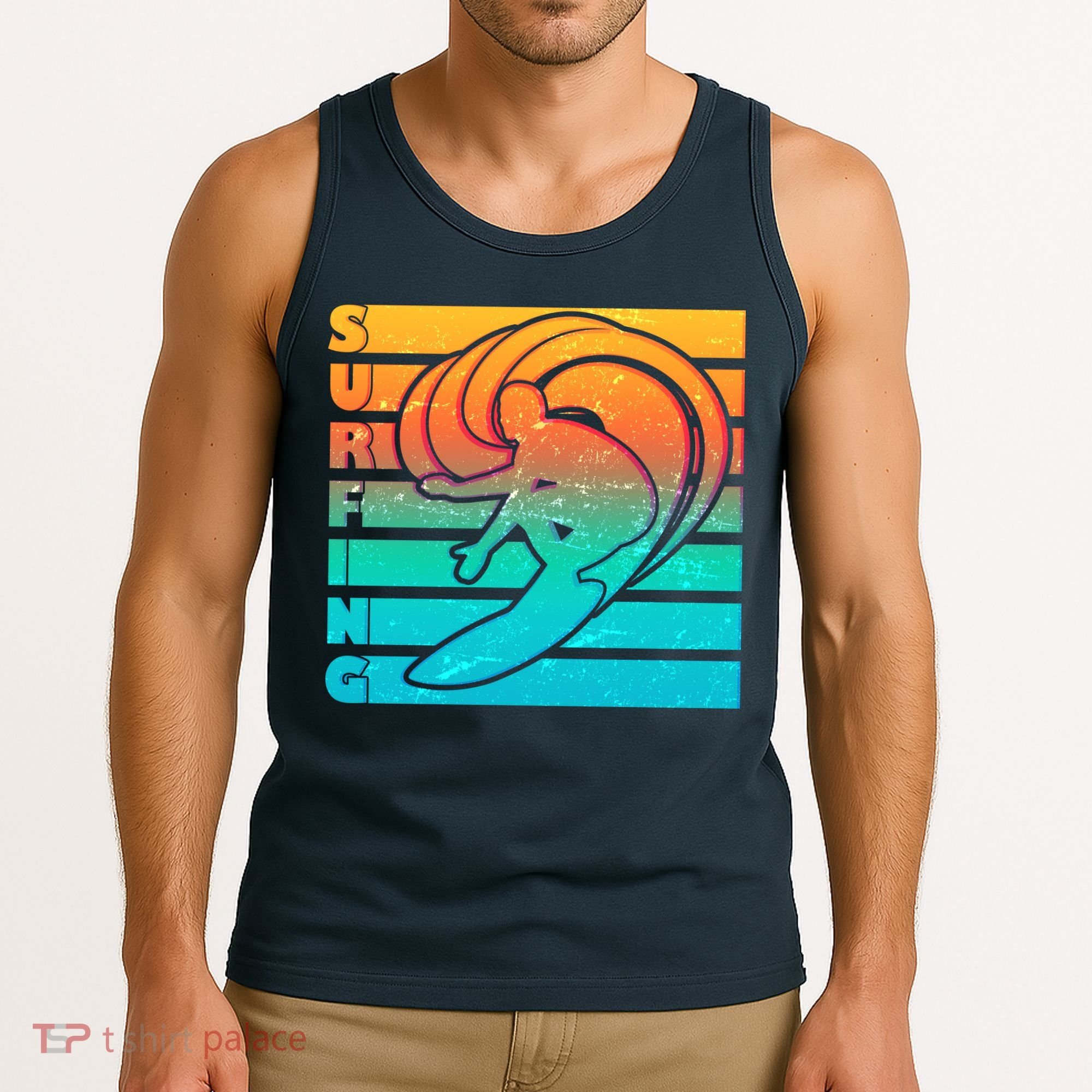 Retro Surfing Tank Top