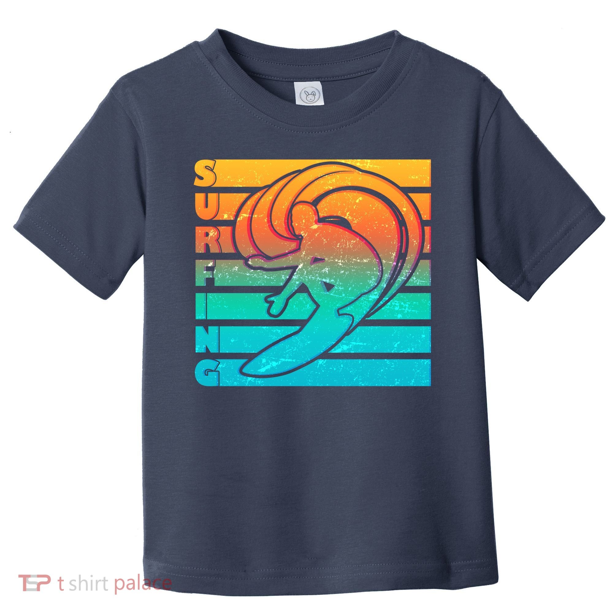 Retro Surfing Toddler T-Shirt