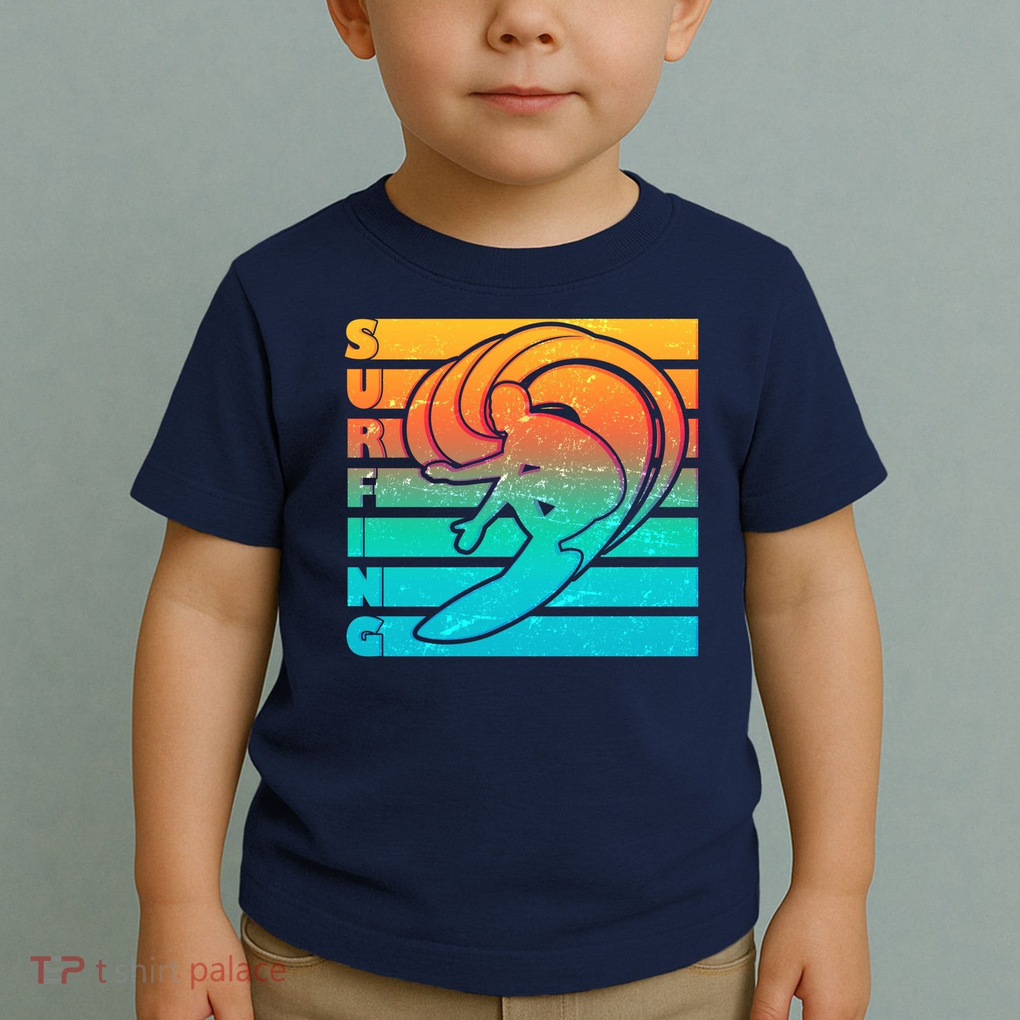 Retro Surfing Toddler T-Shirt
