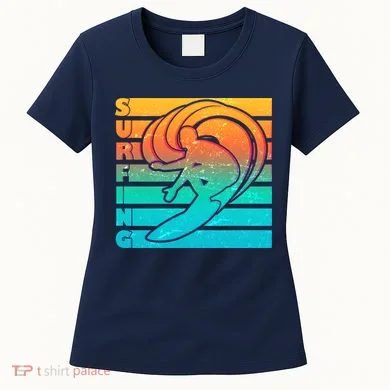 Retro Surfing Women's T-Shirt