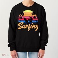 Retro Surfing Logo Women's Sweatshirt thumb 0