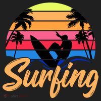 Retro Surfing Logo Women's Sweatshirt thumb 2