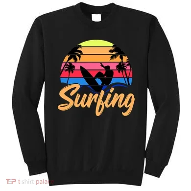 Retro Surfing Logo Sweatshirt