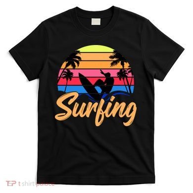 Retro Surfing Logo T-Shirt