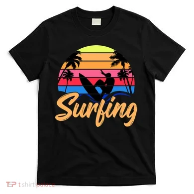 Retro Surfing Logo T-Shirt