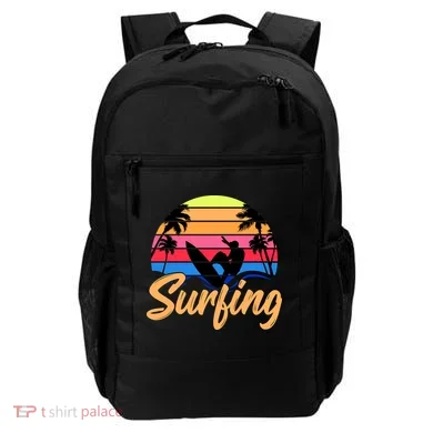 Retro Surfing Logo Backpack
