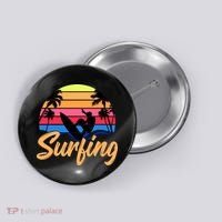 Retro Surfing Logo Button thumb 0