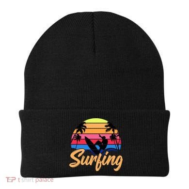 Retro Surfing Logo Beanie