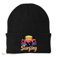 Retro Surfing Logo Beanie thumb 0