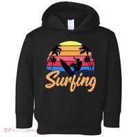 Retro Surfing Logo Toddler Hoodie thumb 0