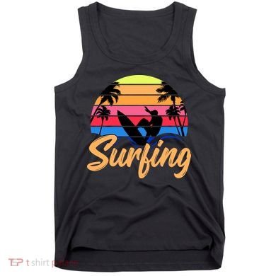 Retro Surfing Logo Tank Top