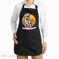 Retro Surfing T-Rex Apron thumb 2