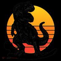Retro Surfing T-Rex Coffee Mug thumb 5