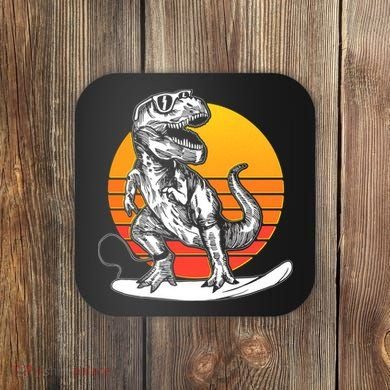 Retro Surfing T-Rex Coaster