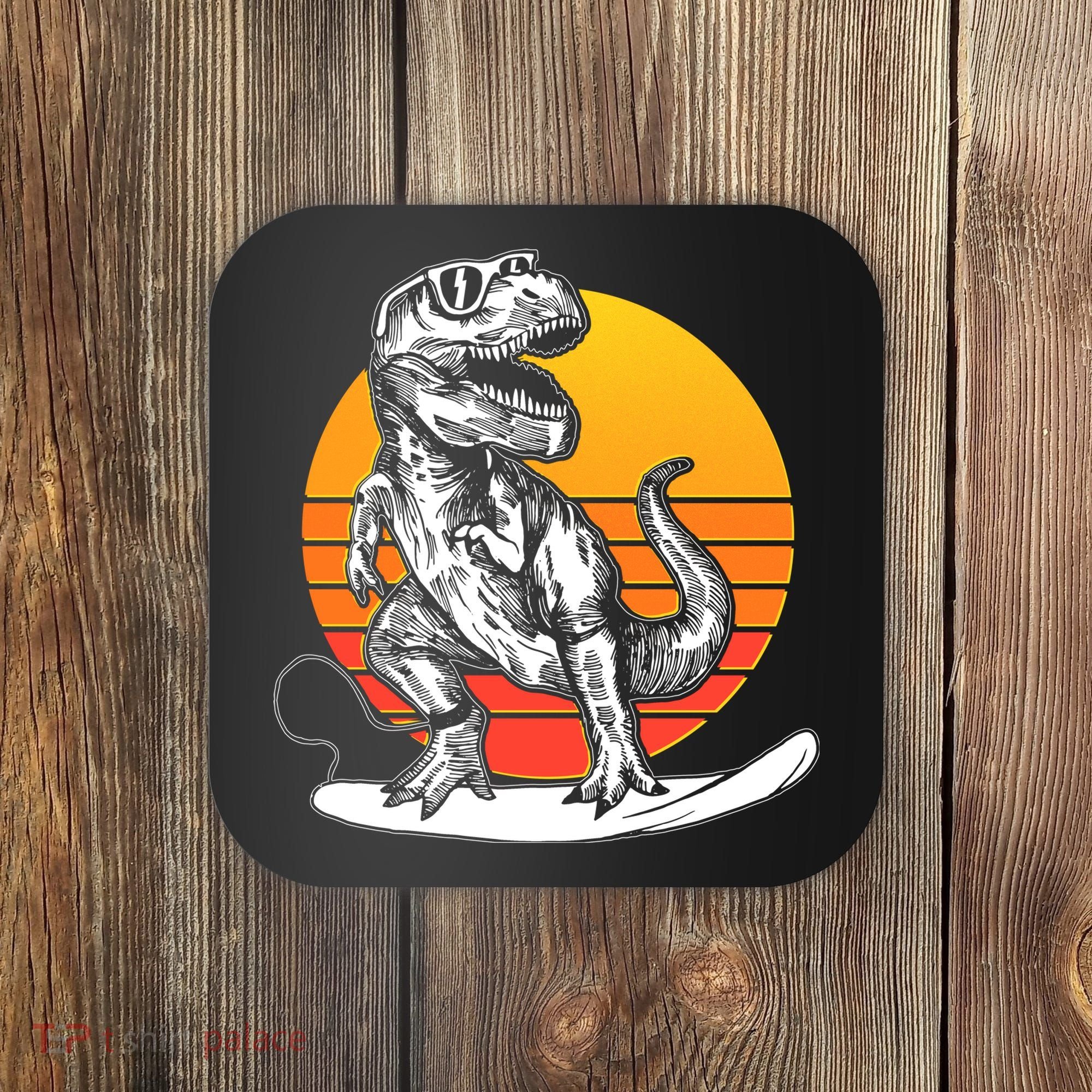 Retro Surfing T-Rex Coaster