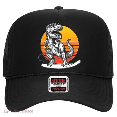 Retro Surfing T-Rex Hat