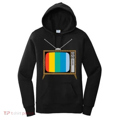 Retro T.V. Color Screen Women's Hoodie