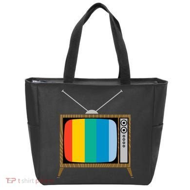 Retro T.V. Color Screen Tote Bag