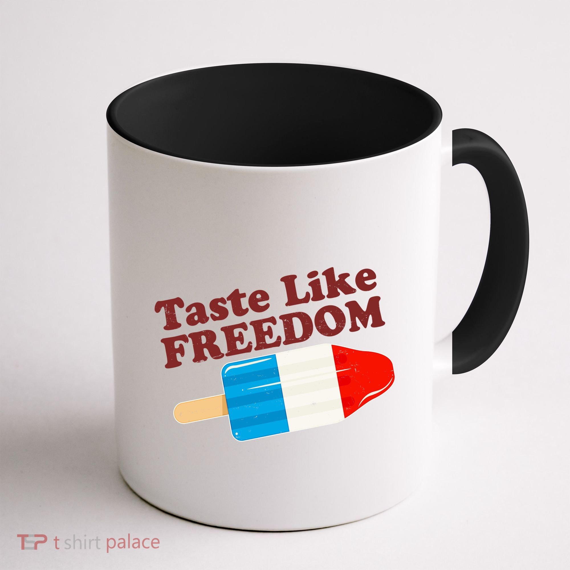 Retro Taste Like Freedom USA American Popsicle Coffee Mug