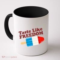 Retro Taste Like Freedom USA American Popsicle Coffee Mug thumb 0