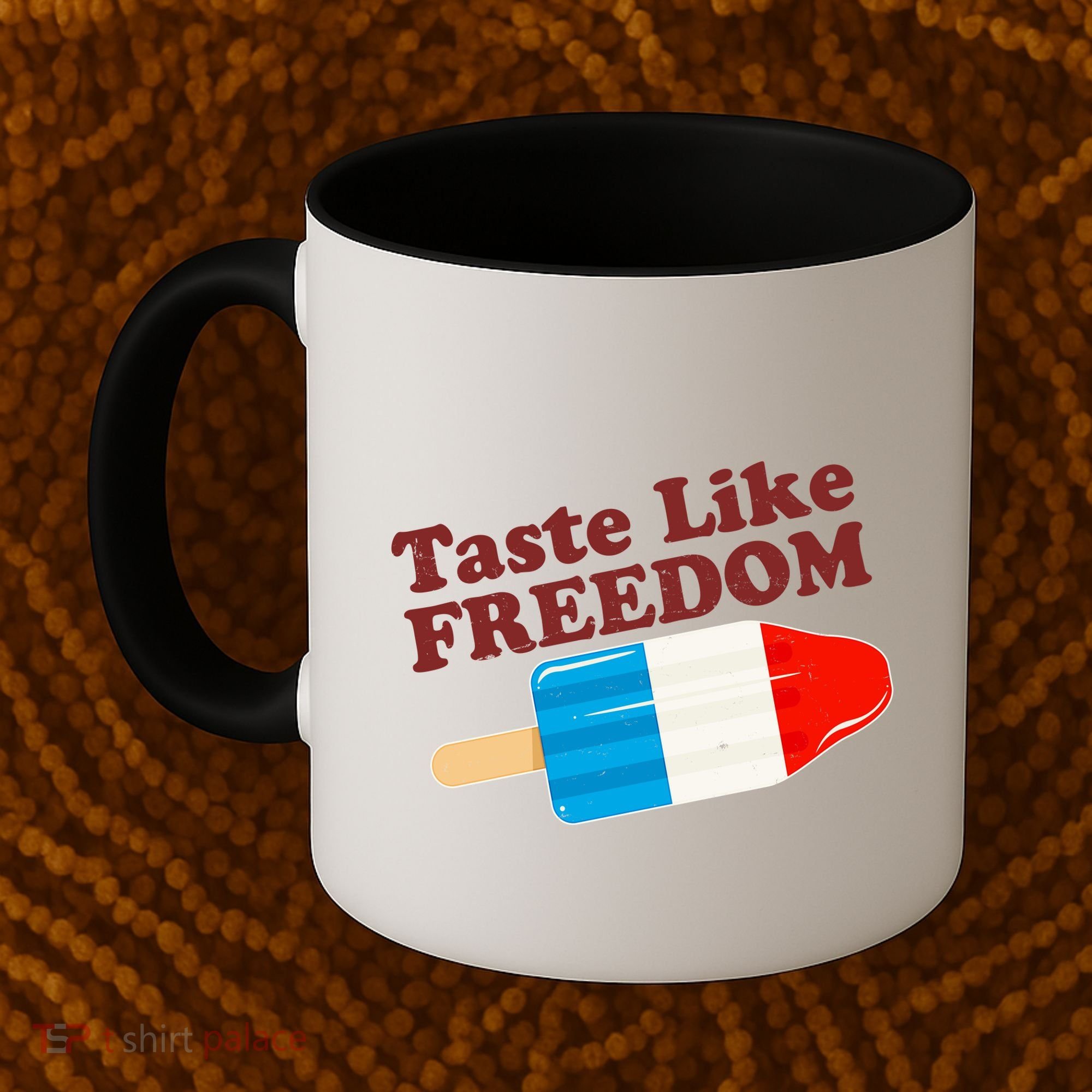 Retro Taste Like Freedom USA American Popsicle Coffee Mug