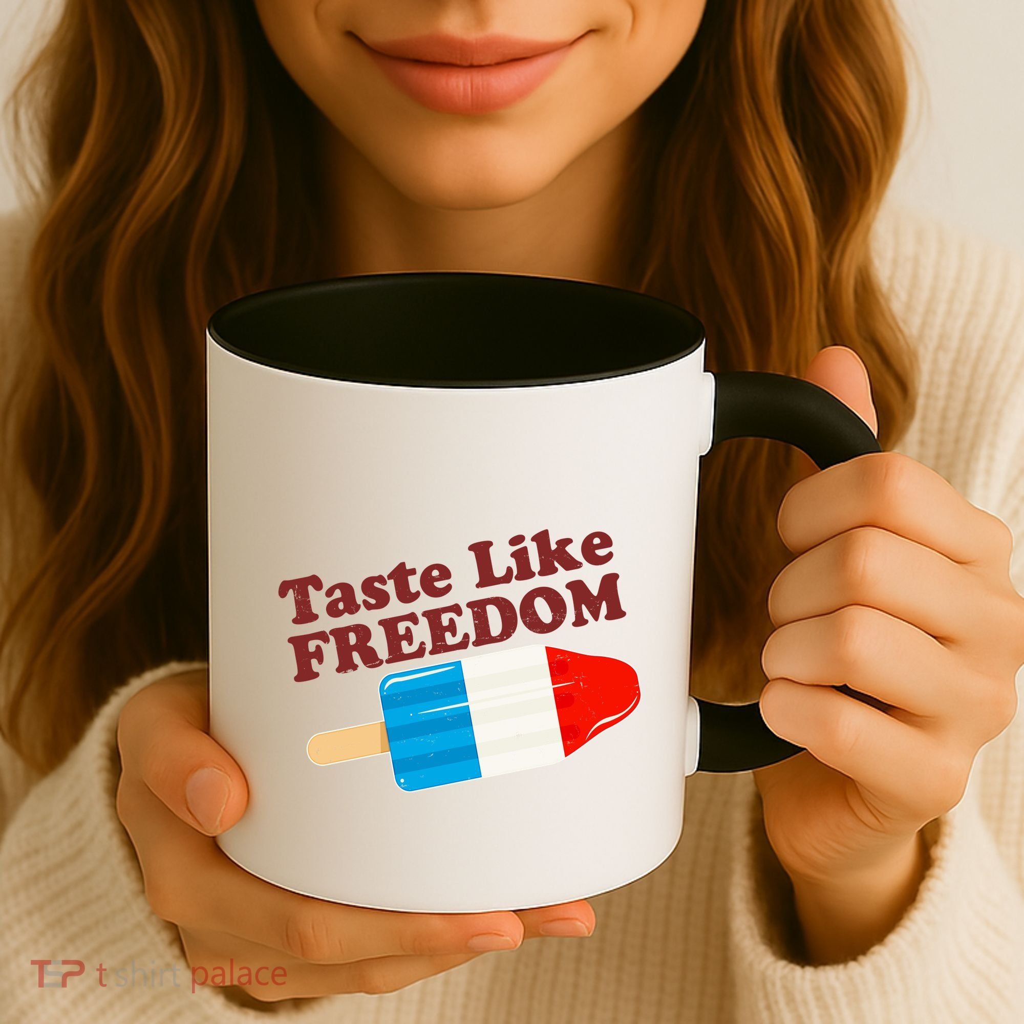Retro Taste Like Freedom USA American Popsicle Coffee Mug