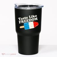 Retro Taste Like Freedom USA American Popsicle Tumbler thumb 0