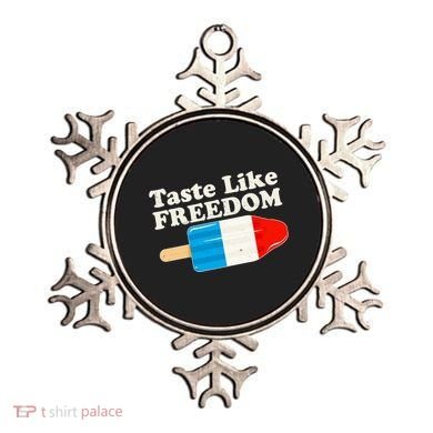 Retro Taste Like Freedom USA American Popsicle Ornament