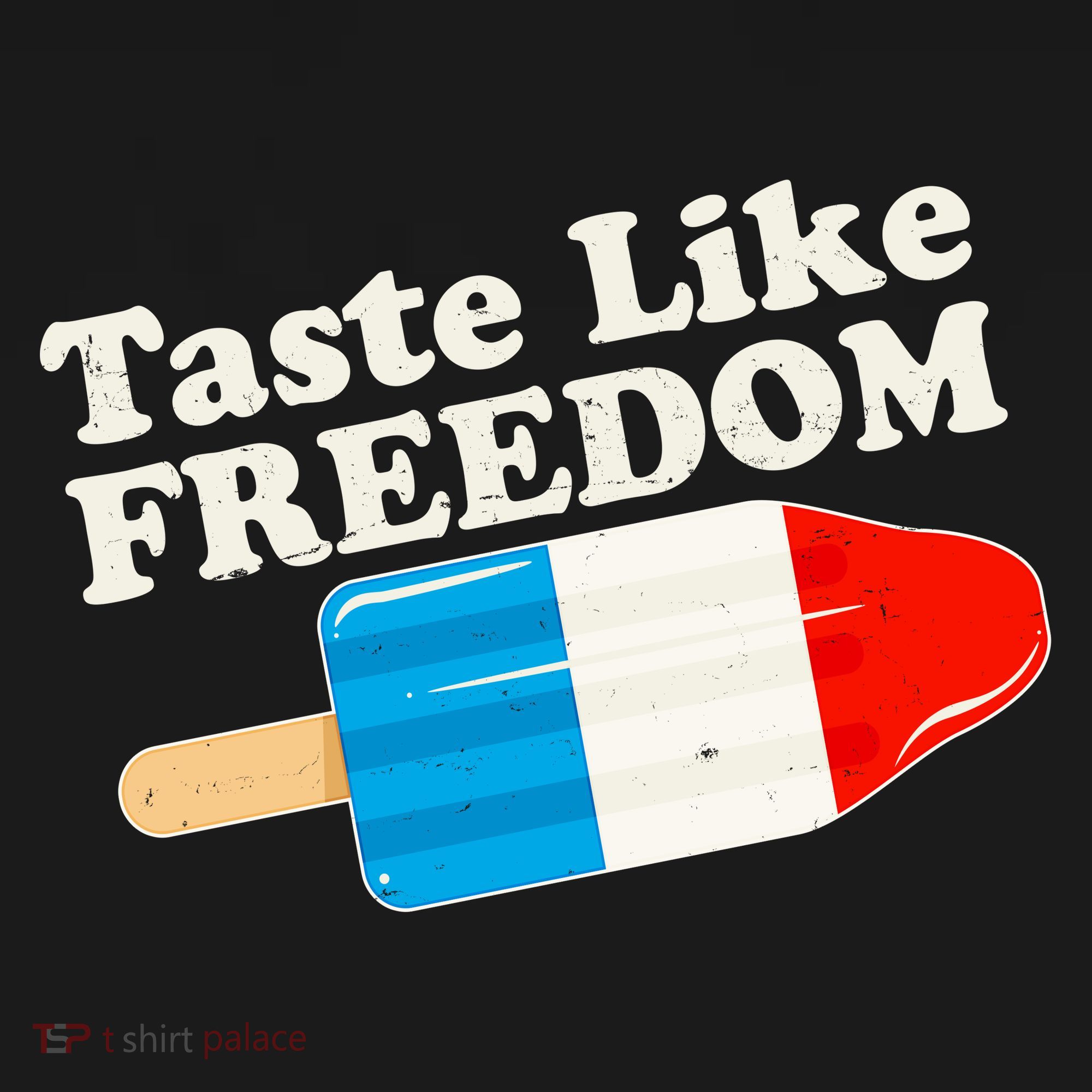 Retro Taste Like Freedom USA American Popsicle Ornament