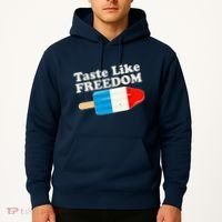 Retro Taste Like Freedom USA American Popsicle Hoodie thumb 2