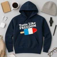 Retro Taste Like Freedom USA American Popsicle Hoodie thumb 3