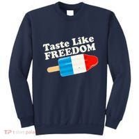 Retro Taste Like Freedom USA American Popsicle Sweatshirt thumb 0