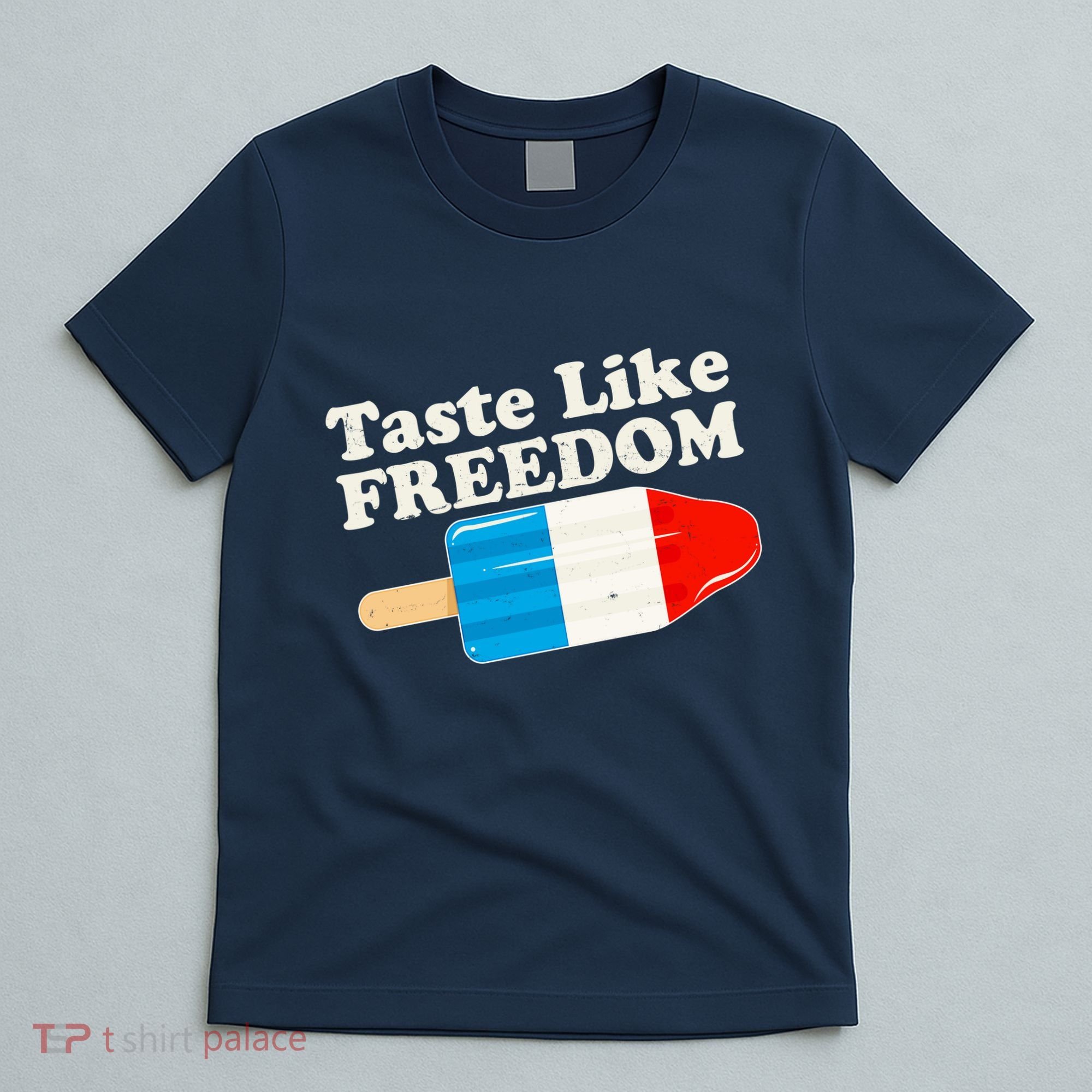 Retro Taste Like Freedom USA American Popsicle T-Shirt
