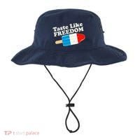 Retro Taste Like Freedom USA American Popsicle Bucket Hat thumb 0