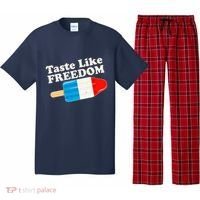 Retro Taste Like Freedom USA American Popsicle Pajama Set thumb 0