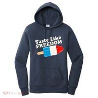Retro Taste Like Freedom USA American Popsicle Women's Hoodie thumb 0