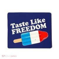 Retro Taste Like Freedom USA American Popsicle Mousepad thumb 0