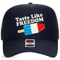 Retro Taste Like Freedom USA American Popsicle Hat thumb 0
